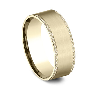 Mens Gold Wedding Band CF188749