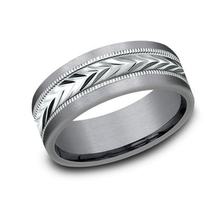 Mens Tantalum Wedding Band CF388003