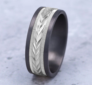 Mens Tantalum Wedding Band CF388003