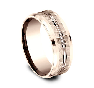 Mens Gold Wedding Band CF408185