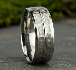 Mens Gold Wedding Band CF408185