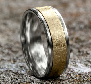 Mens Gold Wedding Band CF418070