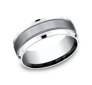 Mens Tantalum Wedding Band CF458013S