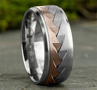 Mens Gold Wedding Band CF5039762