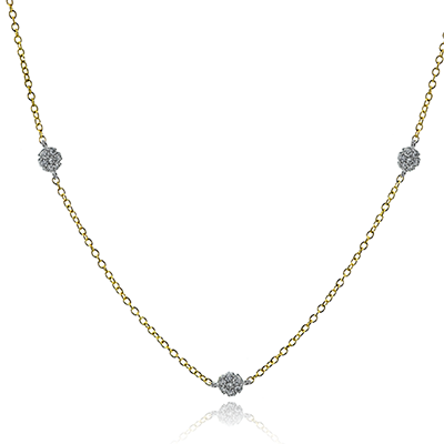 18K GOLD TWO-TONE CH119-Y NECKLACE